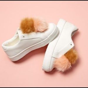 Sam Edelman Leya Faux Fur Laceless Sneaker